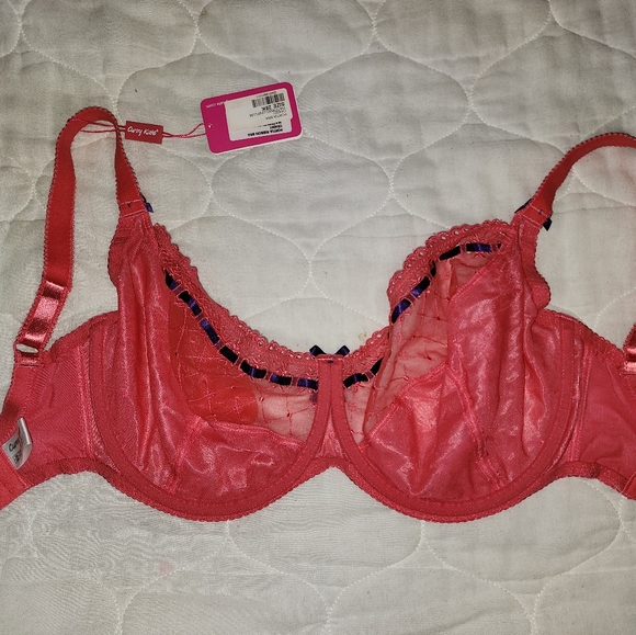 NWT Curvy Kate UK 28K US 28O PORTIA RIBBON BRA WATERMELON PLUM - Picture 2 of 5